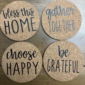 Set of 4 coasters